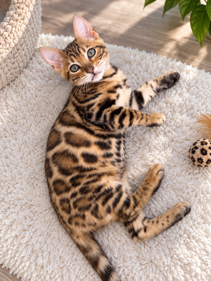 Double rosette Bengal kitten, The Gem